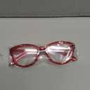 Eyekepper Cat Eye Reading Glasses for Women Oversize Ladies Readers - Red +2.25