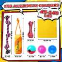 Zeaxuie 12 Pack Long-Lasting Heavy Various Dog Chew Toys Pack for Aggressive Chewers,Includes Dog Rope Toy,Squeaky Toys & Indestructible Chew Bone for Medium,Large & X-Large Breeds Dogs (Colorful)