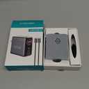 WOTOBEUS GaN Dual 140W USB C PD 3.1 Wall Charger with LED Display - PPS 100W 65W 45W 25W Type-C Laptop Power Adapter and Cable - Fit for MacBook Pro iPhone 17 16 15 iPad Galaxy S25 S24 Pixel - ETL