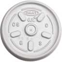 Dart White Vented Plastic Lid, 6JL (1,000 Count)