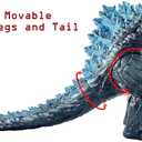 TwCare Set of 2 Mecha Godzilla Earth MechaGodzilla Kiryu Toys, Kaiju Universe Action Figures King of The Monsters Movable Joints Movie Series Soft Vinyl, Travel Bag