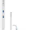 Electrical Outlet Extender with 2 AC Outlets, 2 USB-A, 1 Type-C, Rotates 180, Extends 22"-34", Access Hard-to-Reach Outlets for Bedroom Office Behind Couches Nightstands Desks Sofa (White)