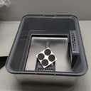 Stainless Steel Litter Box with Lid, High Side Metal Kitty Litter Box, No Stick, No Smell, Easy to Clean