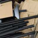 TORACK Wall Mounted 8 27-Gallon Totes Storage Rack(no Bins), Heavy-Duty Metal Bins Storage Shelf for Garage, Fits Standard Storage Tote, Space-Saving Bin Holder for Home, Basement & Workshop