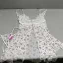 Avidlove Women Lace Lingerie Front Closure Babydoll V Neck Nightwear Sexy Chemise Nightie (3X-Large)