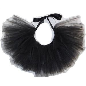 Handcrafted in USA Black Tulle Tutu for Medium Dogs