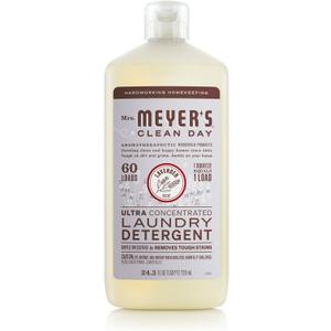 MRS. MEYER'S CLEAN DAY Ultra Concentrated Laundry Detergent, Lavender Scent, 24.3 fl oz