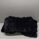 Smoofy Faux Fur Throw Blanket for Couch  Black Fluffy Cozy Rabbit Fleece, Plush Soft Bubble Blanket for Sofa & Bed, for Mom, Warm Fuzzy Home Room Decor Throw 60" x 80"