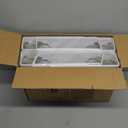 SUNEE 3 Ring Binders 2 Inch 8 Pack, Clear View Binders Three Ring PVC-Free (Fit 8.5x11 Inches) for School or Office Supplies, White