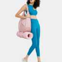 Ceneda Large Gym Bag for Women with Hidden Yoga Mat Holder & Shoe Compartment & Wet Pocket, Sports Duffle Bag for Travel
