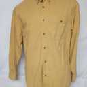 Marks & Spencer Men's Cotton Long sl Shirt, St Michael, Honey color XXL