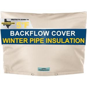 Backflow Preventer Cover Insulated (5F) with Thicker 7 Layers Fabric - 30" W x 24" H with Aluminum Foil Backflow Cover for Winter Pipe Freeze Protection - Sprinkler Covers for Outside