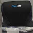 Niceeday Lumbar Support Pillow for Office Chair Car Back Support Pillow, Memory Foam Gaming Chair Desk Chair Back Cushion for Lower Back Pain Relief, Ergonomic Back Rest,Office Home Essentials (3d Full Back-16'*18'*5')