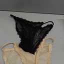 J-pone Lace Underwear for Women Sexy Seamless String High Cut Stretch Breathable Low Rise Hipster Cheeky Bikini Panties Multipack- Size S 2 Pieces