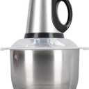 Food Processor Stainless Steel 4L High Capacity with 5 Blades Electric Food Chopper for Meat Vegetable