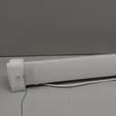 1 Pack 4 Foot LED Shop Light, 4FT 48W Linkable LED Shop Light for Garage, 3000K&4000K&5000K Selectable LED Integrated Ceiling Light Fixture,Hanging&Ceiling Mounting with Pull Chain