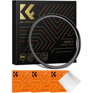K&F Concept 52mm to 67mm Step-Up Lens Filter Adapter Ring CNC Machined Brass Filter Adapter Rings, for 52mm Lens Install 67mm Filter