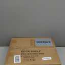 Small Bookshelf,4 Tier Industrial Bookcase with Metal Frame and Backboard,Narrow Rustic Brown Book Shelf,Book case for Small Spaces,Living Room,Bedroom and Home Office (4-Tier15.7"W x 11.0"D x 39.5"H)