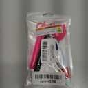 Nurse Pen Set, Badge Reel Pen Include Highlighter, Permanent Marker, Ballpoint Pen, LED Keychain Flashlight, and Nursing Keychain Clip (Pink)