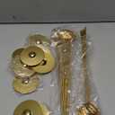 Urban Deco 16PK Table Number Holders 12 Inches Place Card Holder Metal Table Card Holders Picture Holders for Tables, Card Holder Stand for Wedding Dcor Gold Sign Holder