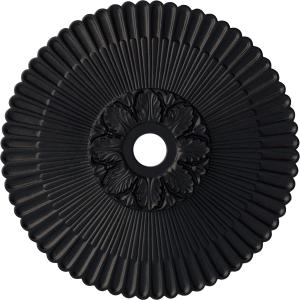 Ekena Millwork CM36MESGS Melonie Ceiling Medallion (Hand-Painted Steel Gray)