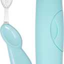 RADIUS Toothbrush Big Brush with Replaceable Brush Head BPA Free ADA Accepted - Right Hand - Pastel Mint Brush with Pastel Mint Case (1 Count (Pack of 1))