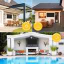 Mounting Dream Outdoor TV Cover Weatherproof with Bottom Cover for 60-65 inch TV, Waterproof and Dustproof TV Screen Protectors with Remote Control Pocket for Outside LED, LCD, OLED Flat Screen TVs