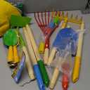 Toddler Gardening Tools, Kids Rake and Shovel Set for Digging Dirt, Children Broom for Outdoor Yard Garden Camping, Montessori Toys for Ages 3 4 5 6 7 8 Years