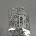 Romeda 90 Pcs White Ceiling Hooks kit, 6 Sizes Vinyl Coated Screw-in Plant, Kitchen, Cup, Ceiling Hooks for Hanging (1/2in, 5/8in,3/4in,7/8in,1'',1-1/4in)