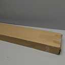 DEZ FURNISHINGS Cordless 2" Faux Wood Blind, 31.5" W x 48" H, White