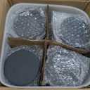 72 PCS Round Slate Coasters Bulk, MAPRIAL 4 Inch Black Handmade Rustic Rock Stone Drink Coaster for Laser Engraving, Etching, Engravable Blanks Material for Engraver, Crafts, Gifts