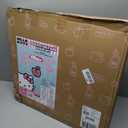 Hello Kitty Kids Activity Table and Chair Set, 3-Piece Square Table with 2 Folding Chairs, Sanrio Character Design,Furniture Set for Ages 3+