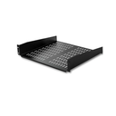 StarTech.com 2U Server Rack Shelf - Universal Vented Rack Mount Cantilever Tray for 19" Network Equipment Rack & Cabinet - Heavy Duty Steel - Weight Capacity 50lb/23kg - 16" Deep Shelf, TAA