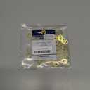 5/16" (100 Pack) Grade 8 SAE Washer, Thru-Hardened, Yellow Zinc by Makers Bolt