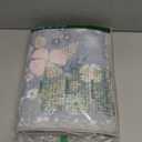 Washable Rugs 2x3 Throw Rugs for Entryway Non Slip Stain Resistant Doormat Light Blue Low Pile Faux Fur Farmhouse Boho Floral Area Rugs for Front Door Kitchen Bed Bedside Pet Home Decor