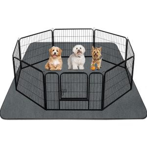 INVENHO Washable Pee Pads for Dogs 72"x72" Reusable Dog Pads Extra Large Upgrade Non-Slip Dog Pee Pads Heavy Absorbency Puppy Pee Pads Quick Dry Whelping Pads/Waterproof Puppy Training Pad (72x72 Inch (Pack of 1))