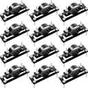 Colinktool Steel 2 Wood Fence BracketChain Link Wood Adapter Fence Brackets (12-Pack)