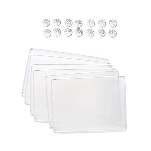 Toy Blocker for Furniture,Easy to Install Waterproof Under Bed Blocker for Pet,Under Bed/Sofa/Cabinet Gap Barrier for Baby & Pet Toys,12" Height x 15,7" Length,Semi-Transparent, 9 pcs