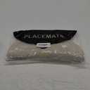 FunWheat Round Braided Placemats Set of 4 Place mats for Dining Tables Woven Heat Resistant Table Mats 15 inch (E Beige, 4pcs)