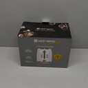 West Bend Timeless 2-Slice Toaster with 7 Browning Levels, Bagel/Waffle/Defrost Settings, High-Lift Lever, Anti-Jam, Easy-Clean Crumb Tray, 2-Slice, White/Gold