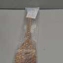 FAAY 13.5" Right-Hand Teak Spatula for Wok - Extra Wide 3.15" Head, Thin Edge Turner for Nonstick Pans, Coconut Oil Finish, Thai Handcrafted Wood