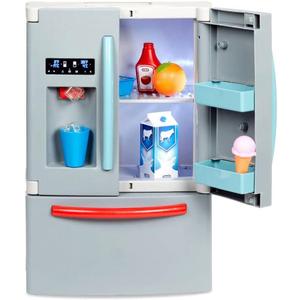 Little Tikes First Fridge Refrigerator with Ice Dispenser Pretend Play Appliance for Kids, Play Kitchen Set with Playset Accessories Unique Toy Multi-Color, 15.8 Wide x 11.5 deep x 23 Tall