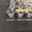 Necklace Hanger, Acrylic Necklace Holder, Necklace Organizer Wall Mount, Jewelry Hooks for Necklaces, Bracelets, Chains 