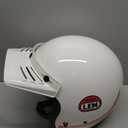 LEM 3/4 Motorcycle Helmet, for Men & Women DOT Certified Motorcycle & Scooter Helmet, Vintage Style for Cruiser Riding, Urban Commuting, Daily Road Trips, Cruiser Half Helmet, (Gloss White, Size S)
