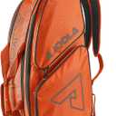 JOOLA Tour Elite Pro Pickleball Bag Backpack & Duffle Bag for Paddles & Pickleball Accessories Thermal Insulated Pockets Hold 4+ Paddles - Includes Fence Hook, Orange/Gray