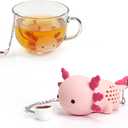Axolotl Tea Infuser Tea Strainers For Loose Tea Silicone Tea Infusers Loose Leaf Tea Steeper Fun Kitchen Gadgets Axolotl Gifts