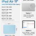 MOFT Dynamic Folio Case for iPad Air 11"(M4 2026 / M3 2025 / M2 2024) & iPad Air 10.9-inch 5th 4th Generation 2022 2020, Slim Magnetic Stand Case with 20+ Viewing Angles, Soothing Mist x Misty Cove