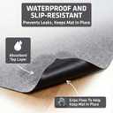 Drymate 2-Pack Washable Pee Pads for Dogs (29x36), Waterproof, Absorbent, Slip-Resistant, Reusable Pet Training Potty Puppy Mats, Housebreaking, Incontinence Bed Pads, Crate, Kennel (USA Made)