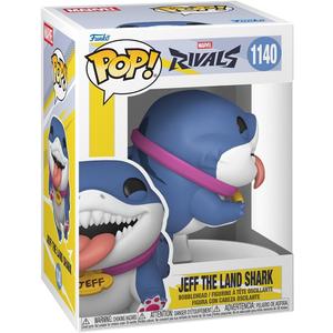 Funko Pop! Games: Marvel Rivals - Jeff The Land Shark - Collectable Vinyl Figure - Gift Idea - Official Merchandise - Toys for Kids & Adults - Video Games Fans