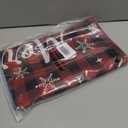 Christmas Mailbox Covers Buffalo Plaid Santa Letter Box Cove Magnetic Waterproof Mail Wraps for Outdoor Yard Garden Oversized Winter Mailbox Decor-25.5"x21"